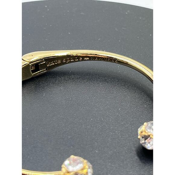 Kate Spade Gold Plated Lady Marmalade Open Cuff Bracelet - Picture 3 of 13